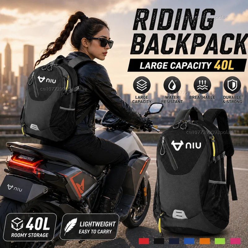 For NIU N1 N1S M1 U1 M+ NG US U+ UQI U+B Large Capacity Waterproof OutdRacing travel Men waterproof Backpack Bag Motorcycle Gift
For NIU N1 N1S M1 U1 M+ NG US U+ UQI U+B Large Capacity Waterproof OutdRacing travel Men waterproof Backpack Bag Motorcycle Gift