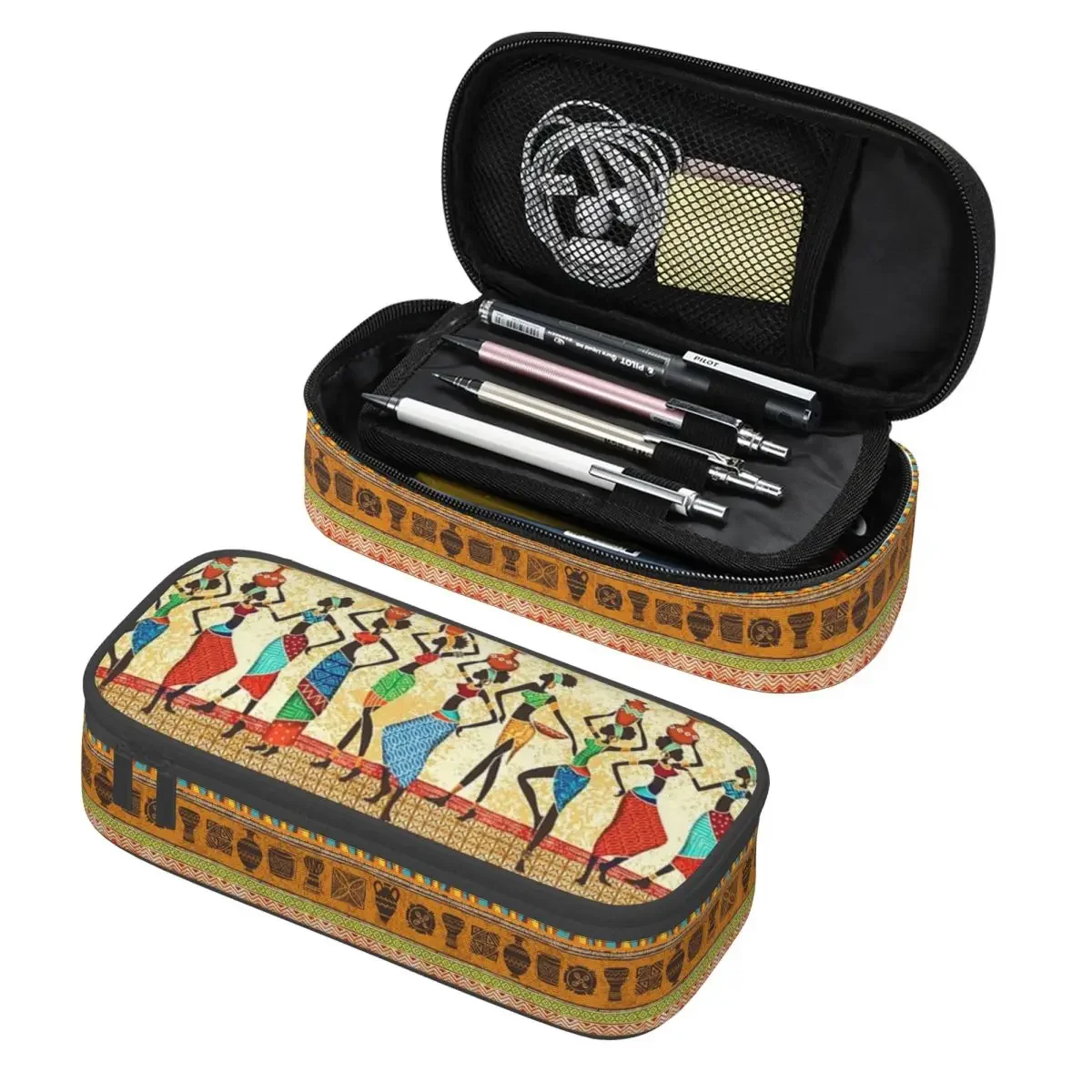 Custom Kawaii African Ethnic Style Pattern Pencil Cases for Girls Boys Pattern Large Capacity Pen Box Bag School Accessories
Custom Kawaii African Ethnic Style Pattern Pencil Cases for Girls Boys Pattern Large Capacity Pen Box Bag School Accessories