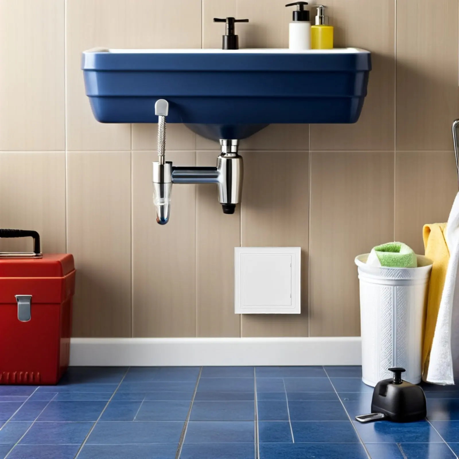 2Pcs Plastic Utility Access Panel Heating Wall Pipe Cover White Shaft Service Maintenance Plumbing Cover 150x150cm Bathroom
2Pcs Plastic Utility Access Panel Heating Wall Pipe Cover White Shaft Service Maintenance Plumbing Cover 150x150cm Bathroom