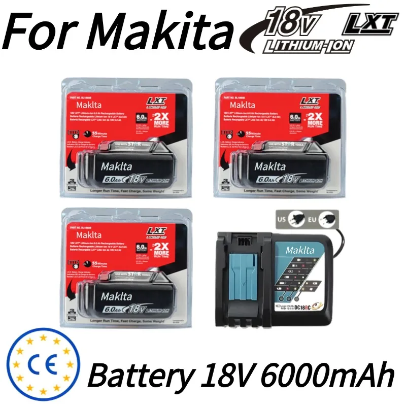 Batterie for Makita 18V Durable, for Makita 18V Battery 6Ah, for Metal Cutting Tools, Overload Protection, Saves Time on Jobs
Batterie for Makita 18V Durable, for Makita 18V Battery 6Ah, for Metal Cutting Tools, Overload Protection, Saves Time on Jobs
