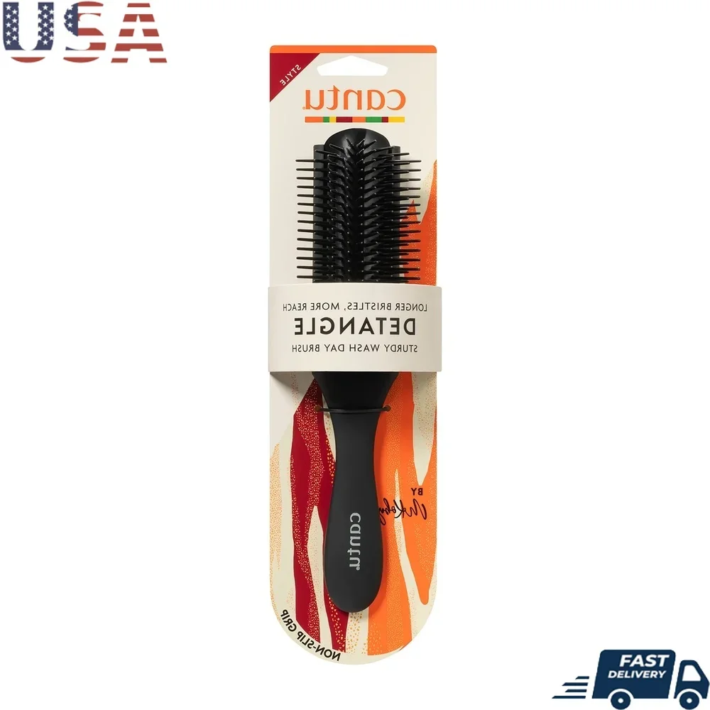 Detangle Hair Brush Thick Curly Hair Non Slip Grip Long Silicone Bristles Rubber Base Knot Removal and Curl Definition
Detangle Hair Brush Thick Curly Hair Non Slip Grip Long Silicone Bristles Rubber Base Knot Removal and Curl Definition