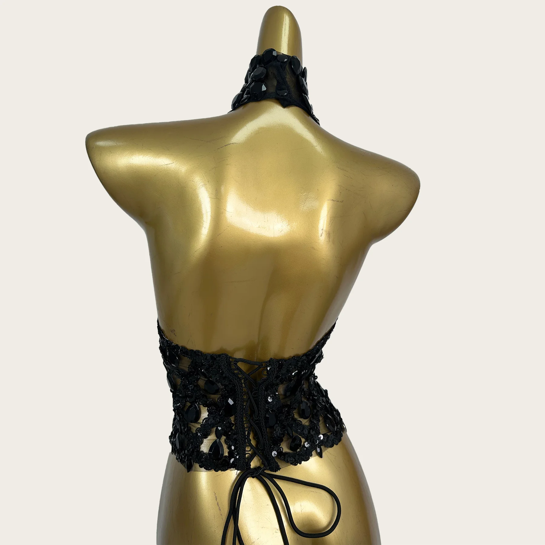 Sparkly Crystals Chic Crop Tops Celebrate Party Outfit Drag Queen Performer Wear Club Stage Show Singer Dance Costume Shaokaojia
Sparkly Crystals Chic Crop Tops Celebrate Party Outfit Drag Queen Performer Wear Club Stage Show Singer Dance Costume Shaokaojia