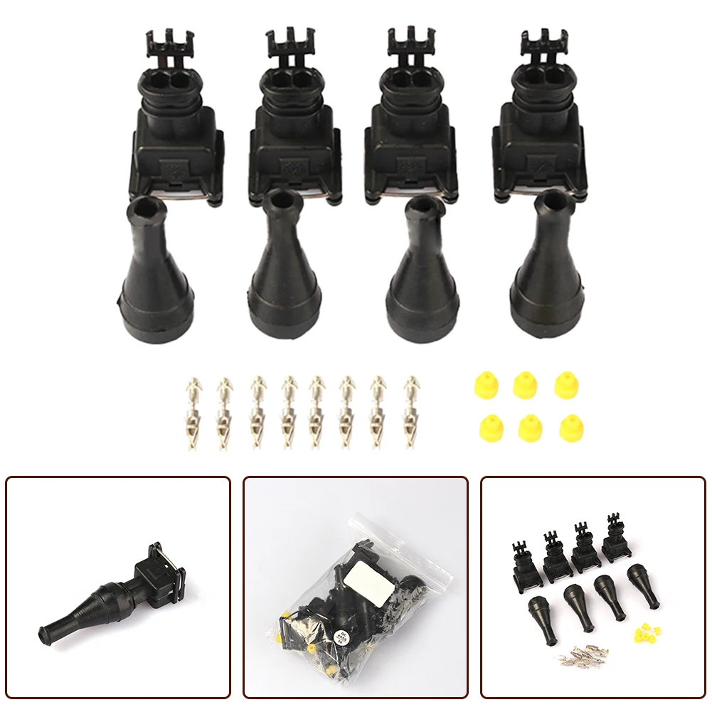 24x 2 Pin AMP Tyco Auto Fuel Injector Connector With Silicone Boot DJ7023-3.5-21 Silicone+rubber Car Acesssories
24x 2 Pin AMP Tyco Auto Fuel Injector Connector With Silicone Boot DJ7023-3.5-21 Silicone+rubber Car Acesssories