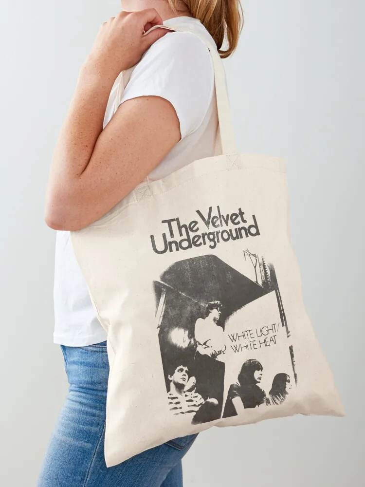 Velvet Underground White Vintage Tote Bag Women's bags tote bag canvas supermarket folding bag Gift bags
Velvet Underground White Vintage Tote Bag Women's bags tote bag canvas supermarket folding bag Gift bags