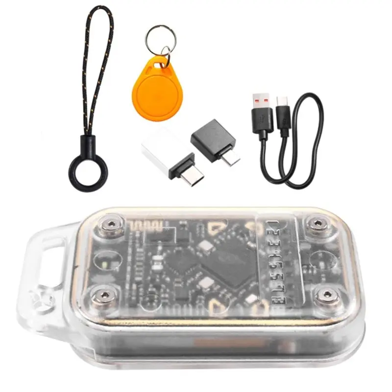 PHILE-Chameleon V3.0 RFID Smart Chip Reader Emulator ID IC 125K 13.56M Tag Copyer Reader Writer+ 1XUID Keychain Smart Card
PHILE-Chameleon V3.0 RFID Smart Chip Reader Emulator ID IC 125K 13.56M Tag Copyer Reader Writer+ 1XUID Keychain Smart Card