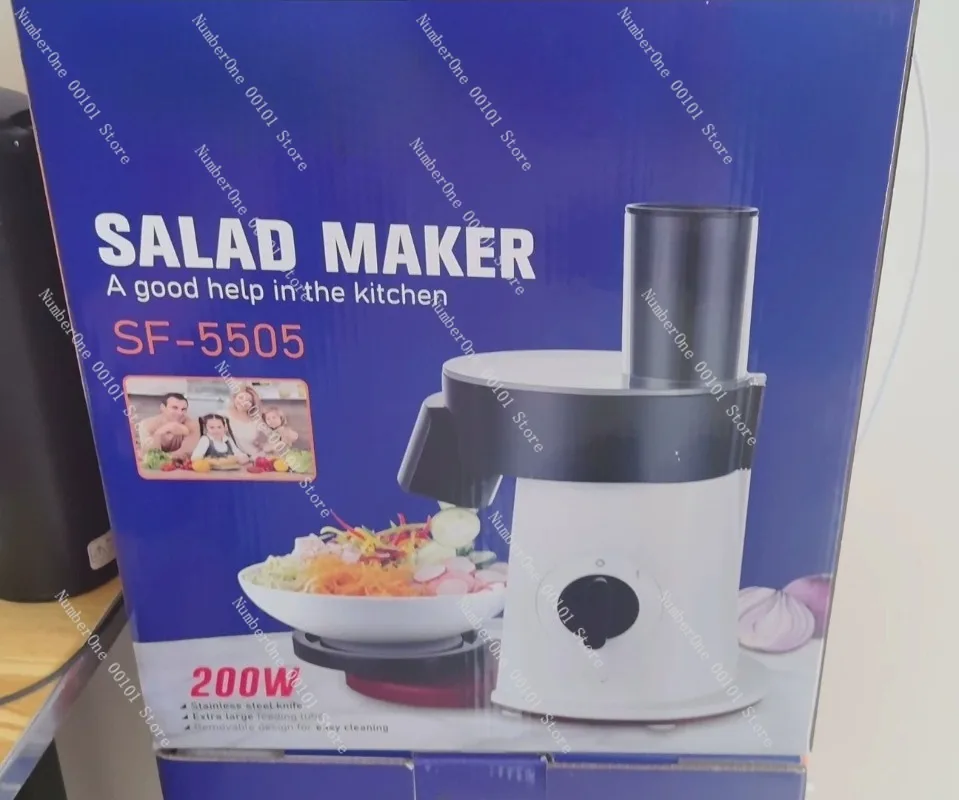 Multi functional fully automatic salad machine, electric cheese slicer and vegetable chopper
Multi functional fully automatic salad machine, electric cheese slicer and vegetable chopper