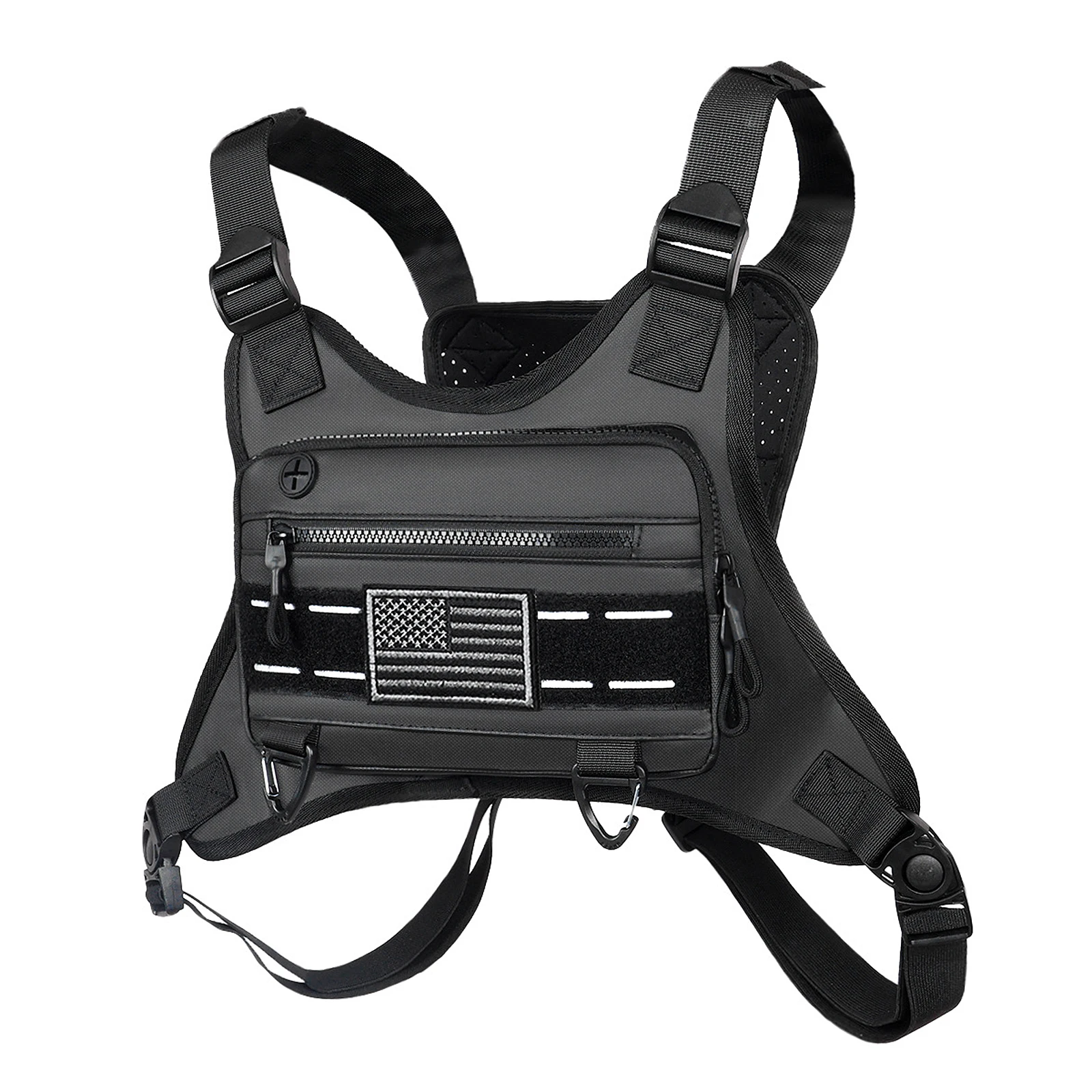 Outdoor Breathable Chest Bag Running Vest Waterproof Anti-Theft Chest Bag Running Vest Bag with Adjustable Shoulder Straps 
Outdoor Breathable Chest Bag Running Vest Waterproof Anti-Theft Chest Bag Running Vest Bag with Adjustable Shoulder Straps