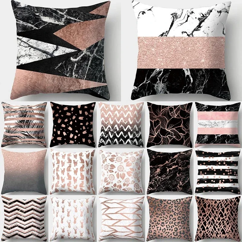 Marble Geometric Rose Golden Decorative Pillowcase Polyester Cushion Cover Throw Pillow Sofa Decoration Pillowcover 40552
Marble Geometric Rose Golden Decorative Pillowcase Polyester Cushion Cover Throw Pillow Sofa Decoration Pillowcover 40552