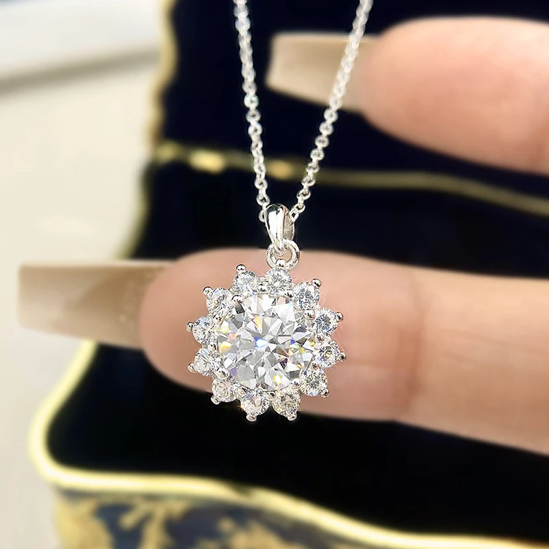 DWJ 1-2CT потрясающее ожерелье с подвеской из муассанита и бриллианта для женщин, настоящее серебро 925, свадебные украшения
DWJ 1-2CT потрясающее ожерелье с подвеской из муассанита и бриллианта для женщин, настоящее серебро 925, свадебные украшения