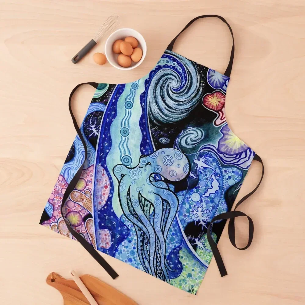 Octopia - octopus in mystical outer space Apron Cooking Clothes Restaurant For Woman Korean Apron 
Octopia - octopus in mystical outer space Apron Cooking Clothes Restaurant For Woman Korean Apron