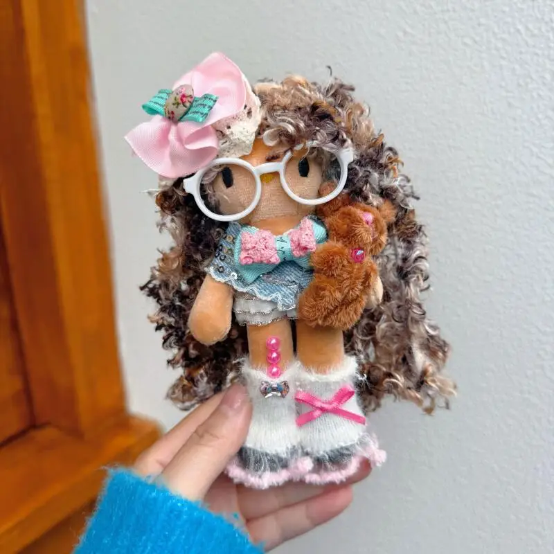 Kawaii Hellokitty Sweet Cool Curly Long Hair Plush Doll Pendant Cute Bag Ornament Keychain Sweet Gift for Girls and Friends
Kawaii Hellokitty Sweet Cool Curly Long Hair Plush Doll Pendant Cute Bag Ornament Keychain Sweet Gift for Girls and Friends