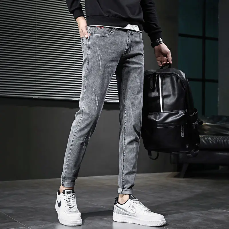 New Arrival Harajuku Fashion Designer Vintage Slim Fit Denim Jeans for Men Spring Autumn Luxury Clothing Men Casual Pencil Pants
New Arrival Harajuku Fashion Designer Vintage Slim Fit Denim Jeans for Men Spring Autumn Luxury Clothing Men Casual Pencil Pants