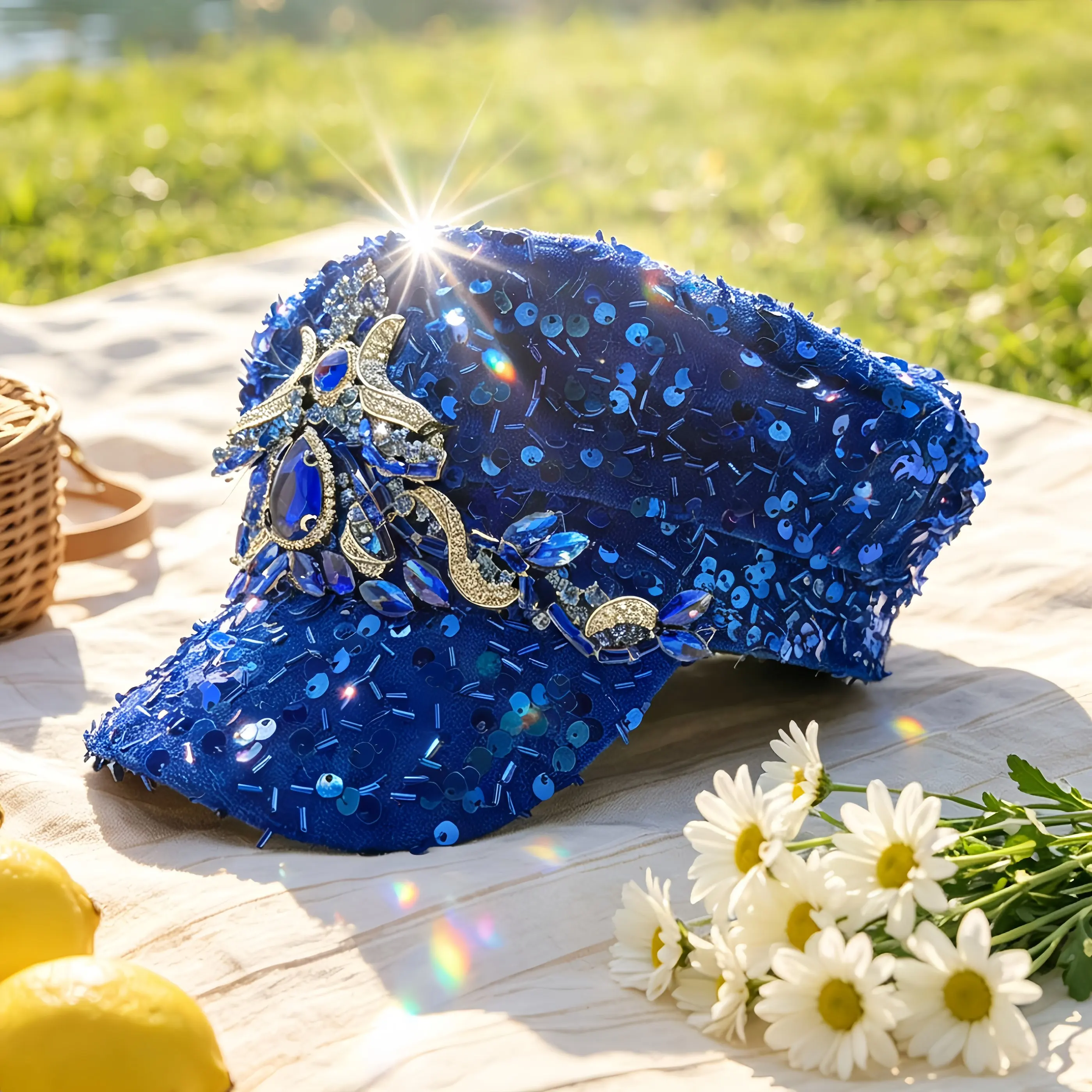 Rhinestone Captain Hat | Sparkly Adjustable Military Hats for Music Festivals, Bars, Bachelorette Party – Shiny Costume Cosplay
Rhinestone Captain Hat | Sparkly Adjustable Military Hats for Music Festivals, Bars, Bachelorette Party – Shiny Costume Cosplay