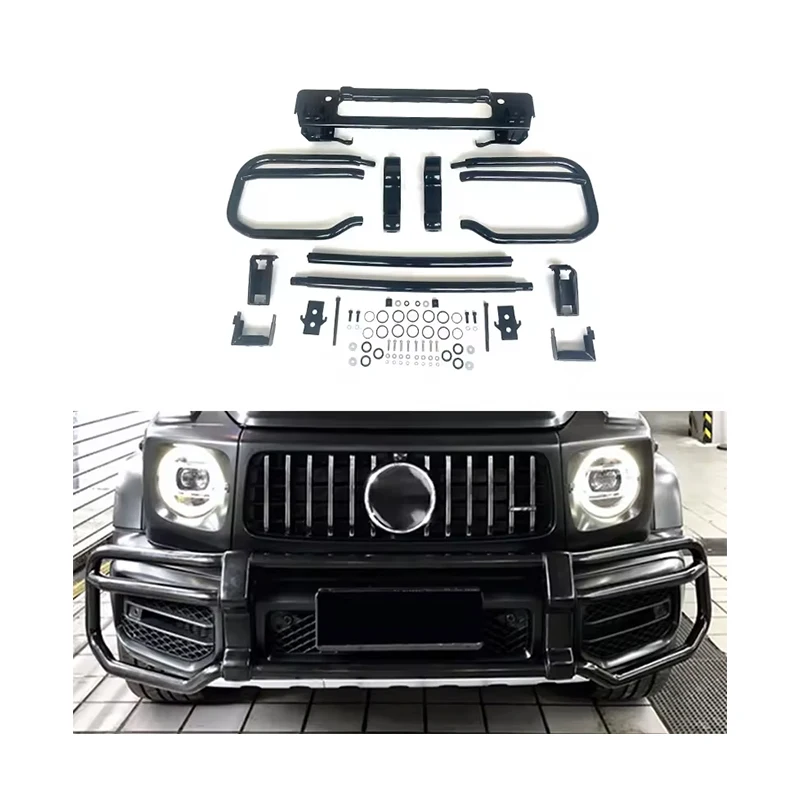 4X4 Car Accessories Car Upgrade Bull Bar Stainless Steel Front Bumper Guard Bull Bar For Benz G Class G500 G550 G55 G63
4X4 Car Accessories Car Upgrade Bull Bar Stainless Steel Front Bumper Guard Bull Bar For Benz G Class G500 G550 G55 G63