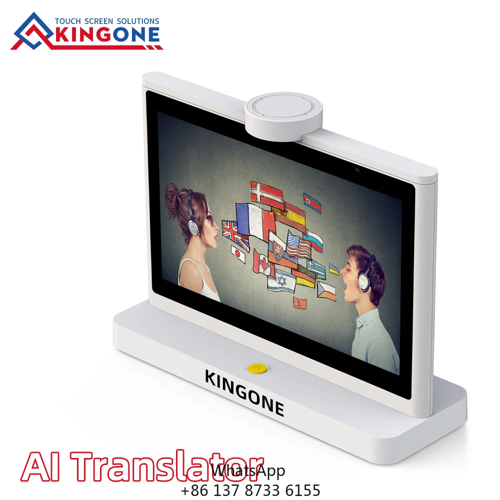 Dual 10.1 Inch Touch Screen Smart AI Language Translator Real Time Voice Video Translation For Global Business Scenarios
Dual 10.1 Inch Touch Screen Smart AI Language Translator Real Time Voice Video Translation For Global Business Scenarios