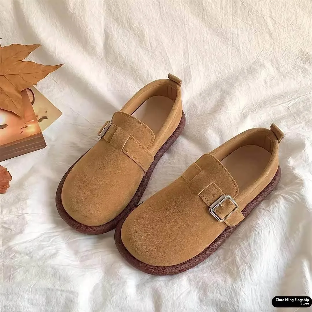 Women's Soft Bottom Full Wrap Shoes Thick Bottom Slip-On Lazy Bean Loafers Fashion Casual Shoes for Daily Wear
Women's Soft Bottom Full Wrap Shoes Thick Bottom Slip-On Lazy Bean Loafers Fashion Casual Shoes for Daily Wear