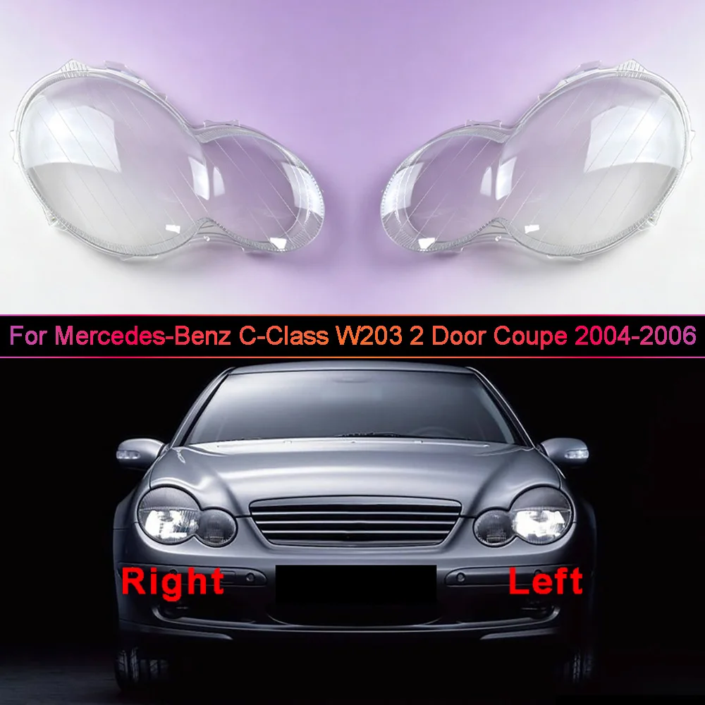 For Mercedes-Benz 2004 2005 2006 C-Class W203 2 Door Coupe Front Headlight Cover Shade Lampshade Lens Headlamp Shell Plexiglass
For Mercedes-Benz 2004 2005 2006 C-Class W203 2 Door Coupe Front Headlight Cover Shade Lampshade Lens Headlamp Shell Plexiglass