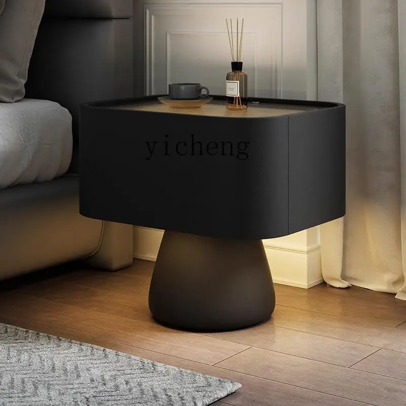 XL bedside table Italian minimalist bedroom solid wood retro black bedside storage cabinet
XL bedside table Italian minimalist bedroom solid wood retro black bedside storage cabinet