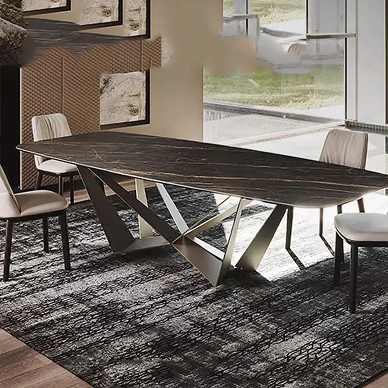 Luxury Modern Dining Table Living Room Restaurant Extending Center Italy Table Designer Lounge Juegos De Comedor Home Furniture
Luxury Modern Dining Table Living Room Restaurant Extending Center Italy Table Designer Lounge Juegos De Comedor Home Furniture