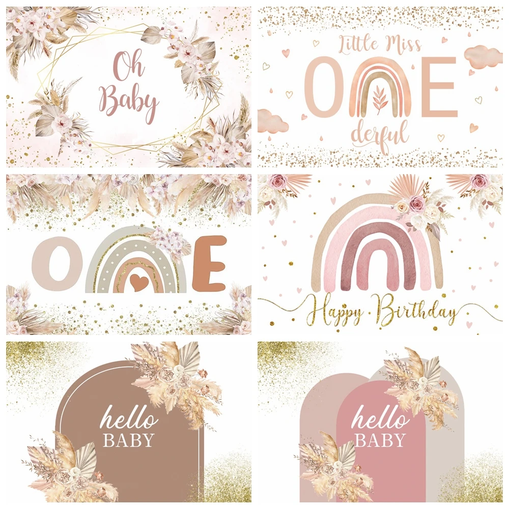 Baby 1st Birthday Boho Backdrops Photography Sunshine Rainbow Flower Butterfly Boys Girls Birthday Party Background Photo Studio
Baby 1st Birthday Boho Backdrops Photography Sunshine Rainbow Flower Butterfly Boys Girls Birthday Party Background Photo Studio