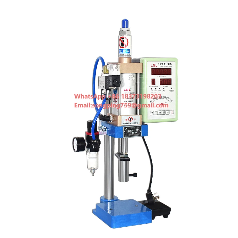 Small Pneumatic Punching Machine 200kg Single Column 63 Type Bench Press Button Controller High Precision Riveting Machine
Small Pneumatic Punching Machine 200kg Single Column 63 Type Bench Press Button Controller High Precision Riveting Machine