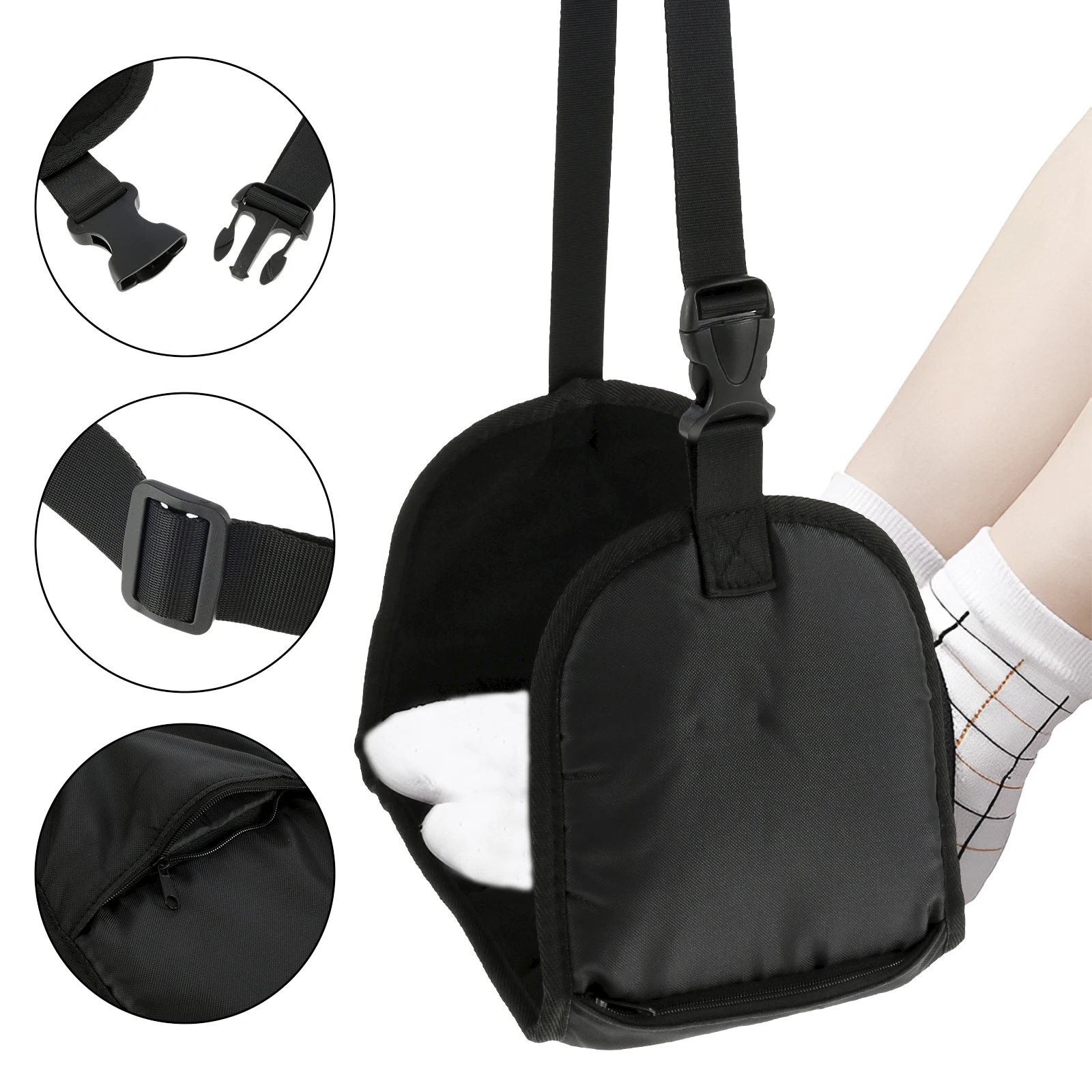 Long Flight Travel Comfort Kit Airplane Footrest Hammock With Adjustable Strap Sleep Mask And Earplugs Portable Foot Support For
Long Flight Travel Comfort Kit Airplane Footrest Hammock With Adjustable Strap Sleep Mask And Earplugs Portable Foot Support For