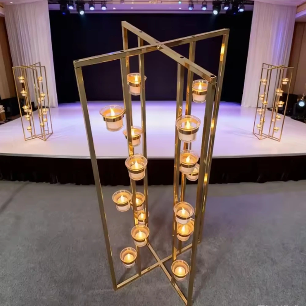 2pcs Metal Candle Holder with Glass Shade Candelabra Flower Stand for Wedcding, Birthday, Christmas Table Centerpiece Home Decor
2pcs Metal Candle Holder with Glass Shade Candelabra Flower Stand for Wedcding, Birthday, Christmas Table Centerpiece Home Decor