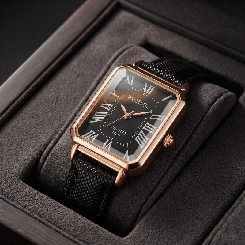 Top Brand Luxury Women Watches Simple Fashion Square Quartz Wristwatches for Woman Elegant Retro Ladies Clock Gift Montre Femme
Top Brand Luxury Women Watches Simple Fashion Square Quartz Wristwatches for Woman Elegant Retro Ladies Clock Gift Montre Femme