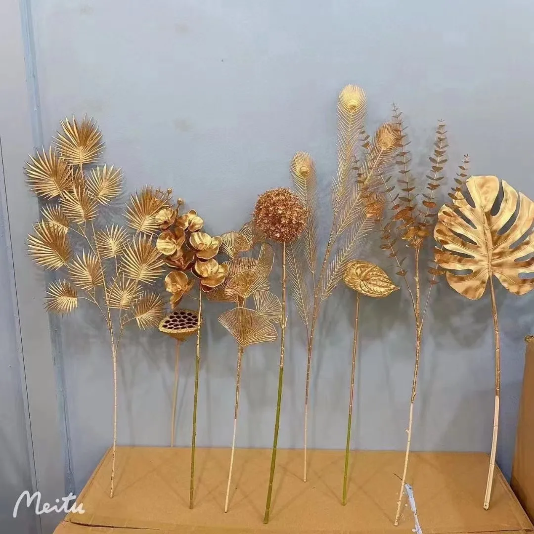 Golden Eucalyptus Leaf Fake Plant Wedding Flower Arrangement Background Decoration Ginkgo Leaf Home Living Room Christmas Decor
Golden Eucalyptus Leaf Fake Plant Wedding Flower Arrangement Background Decoration Ginkgo Leaf Home Living Room Christmas Decor