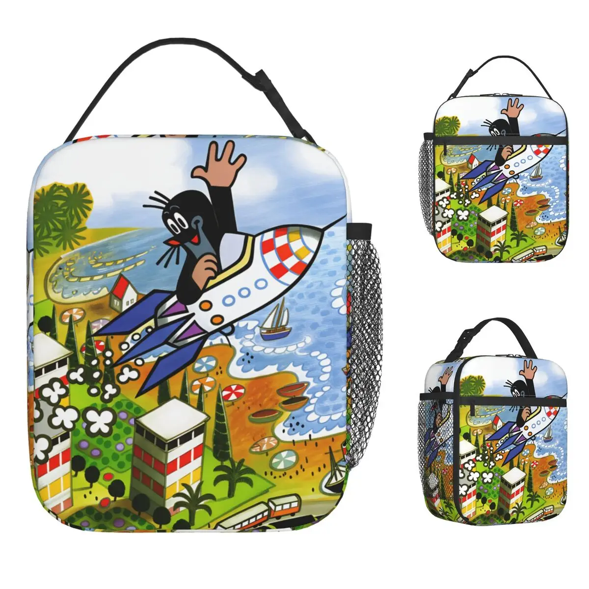 Cute The Little Mole Art Lunch Bag For Men Custom Lunch Box Fashion School Cooler Bag Portable Oxford Thermal Tote Handbags
Cute The Little Mole Art Lunch Bag For Men Custom Lunch Box Fashion School Cooler Bag Portable Oxford Thermal Tote Handbags