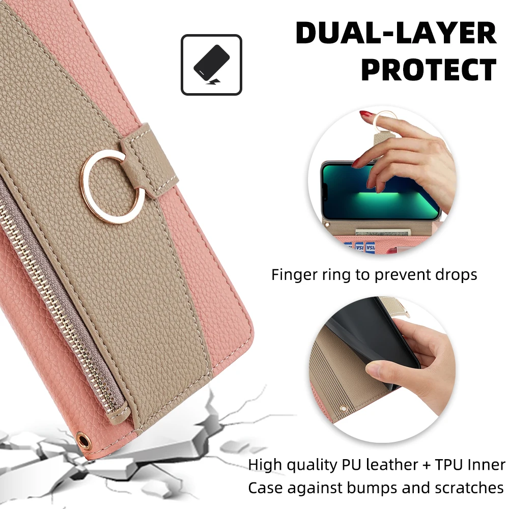Scratch-resistant litchi texture material Phone Case for Google Pixel 7 Pro7 7a 5G 8 Pro 8 Cases adjustable metal buckle chains
Scratch-resistant litchi texture material Phone Case for Google Pixel 7 Pro7 7a 5G 8 Pro 8 Cases adjustable metal buckle chains