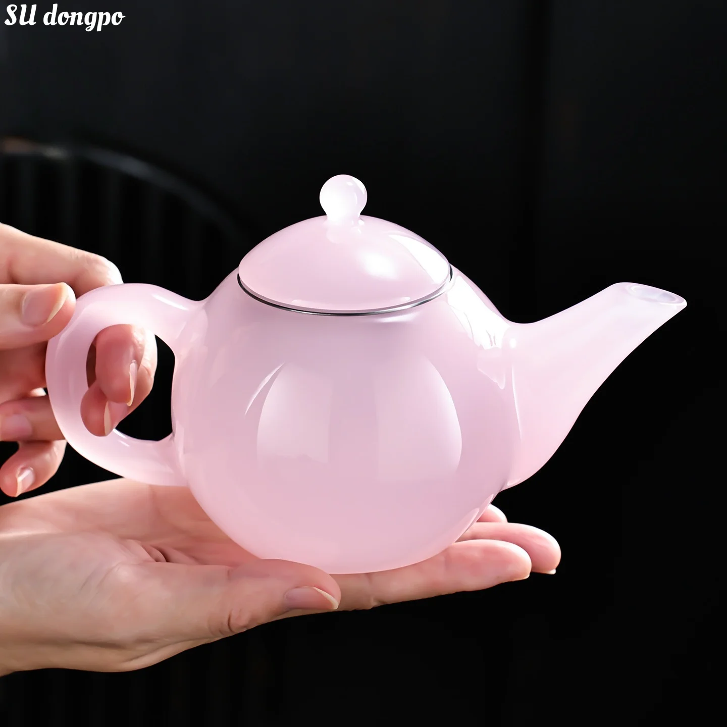 300ml Furong Jade Porcelain Teapot Small Dragon Egg Pot Single Brewing Teapot Stainless Steel Tea Filter Tea Pot for Green Tea
300ml Furong Jade Porcelain Teapot Small Dragon Egg Pot Single Brewing Teapot Stainless Steel Tea Filter Tea Pot for Green Tea