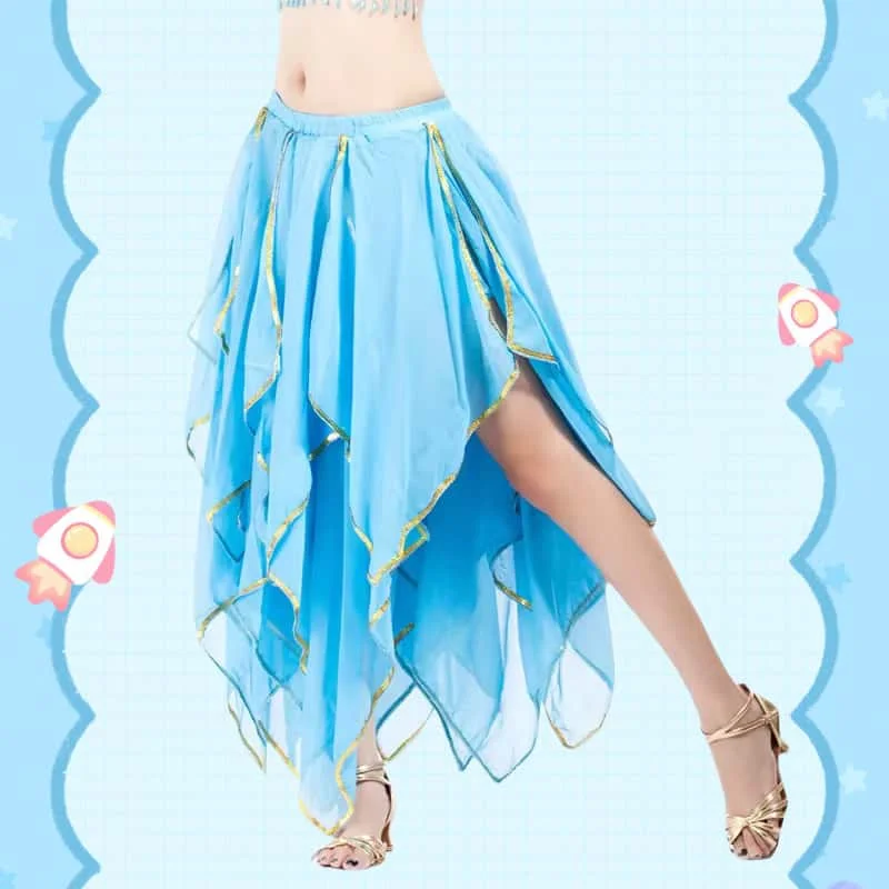 16 Leaf Belly Dance Skirt Comfortable Fabric Performance Skirt for Team Dance Belly Dance Costume Accessories
16 Leaf Belly Dance Skirt Comfortable Fabric Performance Skirt for Team Dance Belly Dance Costume Accessories