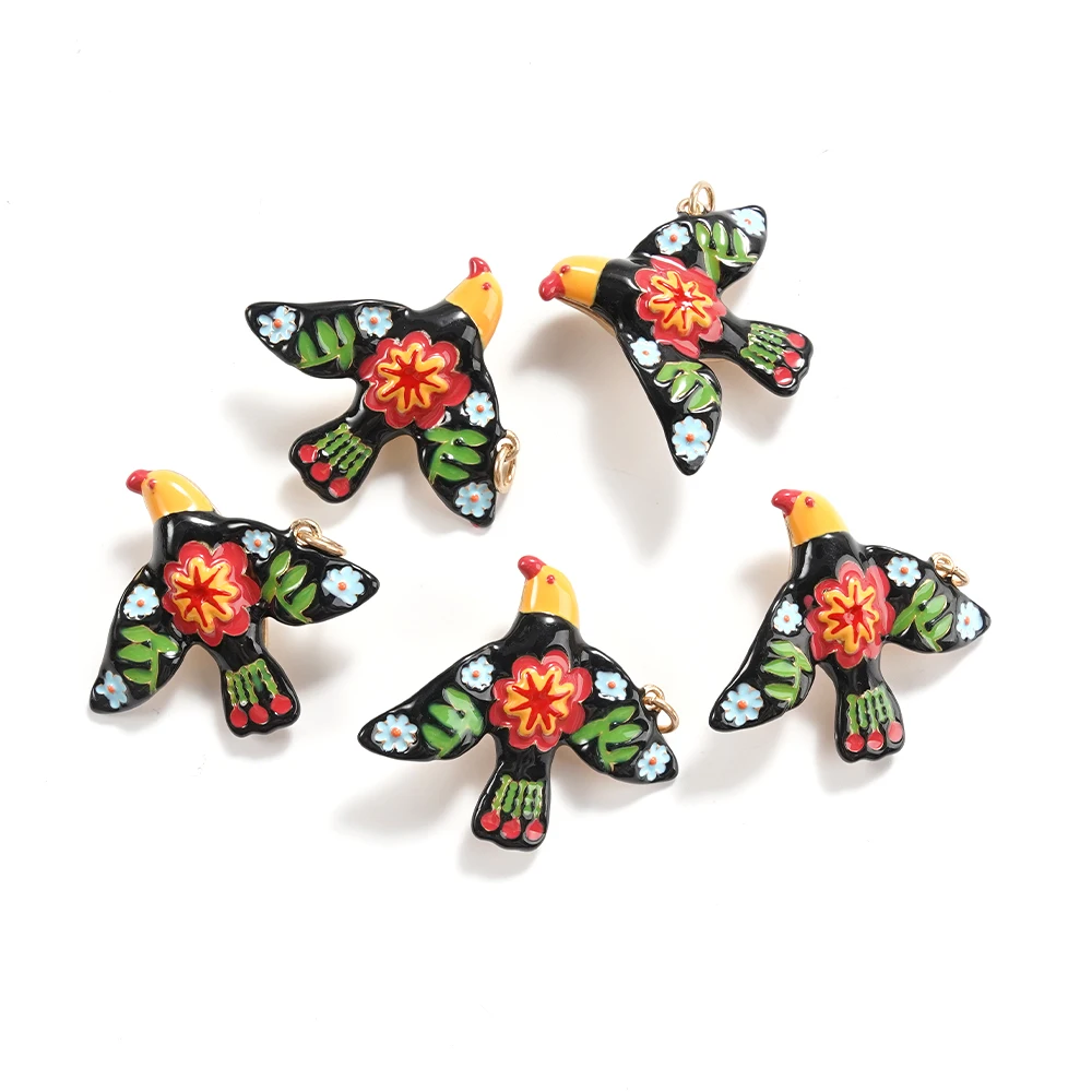 Folk Art Bird Charm Set (Vibrant Boho) 3-Piece Jewelry Perfect For Brunch Date Stylish Outfits That Blend Bold Colors
Folk Art Bird Charm Set (Vibrant Boho) 3-Piece Jewelry Perfect For Brunch Date Stylish Outfits That Blend Bold Colors