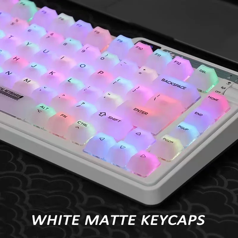 Milky White Keycap Frosted Fog Transparent Matte PC 122Keys Cherry For Mechanical Keyboard Arabic Russian Hangul Korean keycap
Milky White Keycap Frosted Fog Transparent Matte PC 122Keys Cherry For Mechanical Keyboard Arabic Russian Hangul Korean keycap