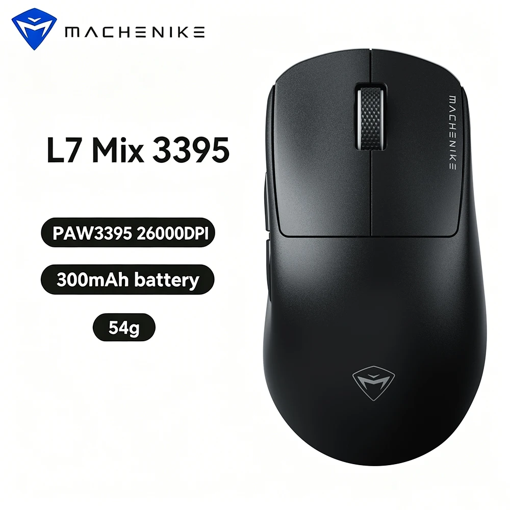 Machenike L7Mix Gaming Mouse Tri-Mode Wireless Mouses PAW3395 Ultra-Lightweight Mouse For Laptop PC Mouse Gamer
Machenike L7Mix Gaming Mouse Tri-Mode Wireless Mouses PAW3395 Ultra-Lightweight Mouse For Laptop PC Mouse Gamer