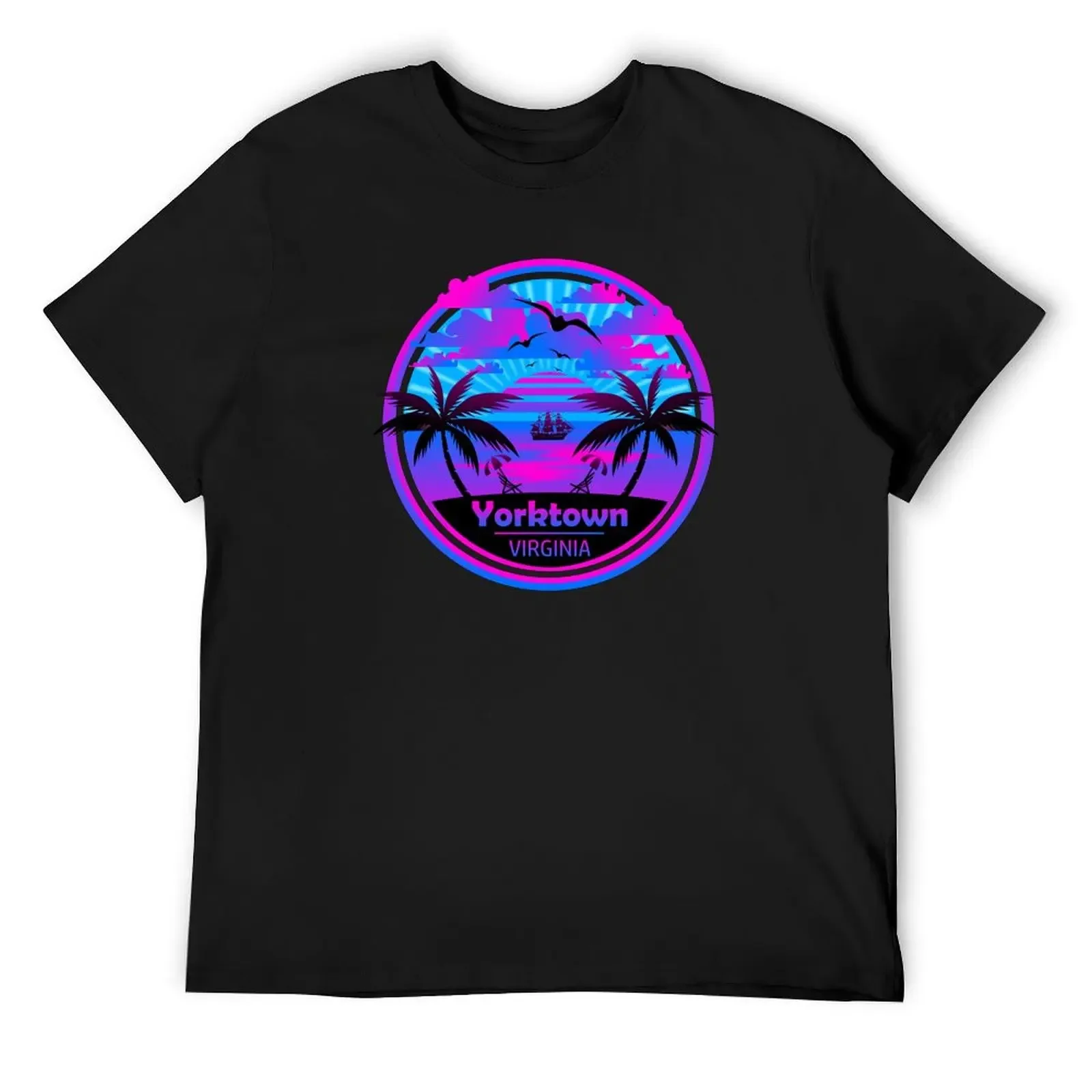 Yorktown Beach, Virginia, Tropical Palm Trees Sunset T-Shirt tees aesthetic clothes t shirts for men pack
Yorktown Beach, Virginia, Tropical Palm Trees Sunset T-Shirt tees aesthetic clothes t shirts for men pack
