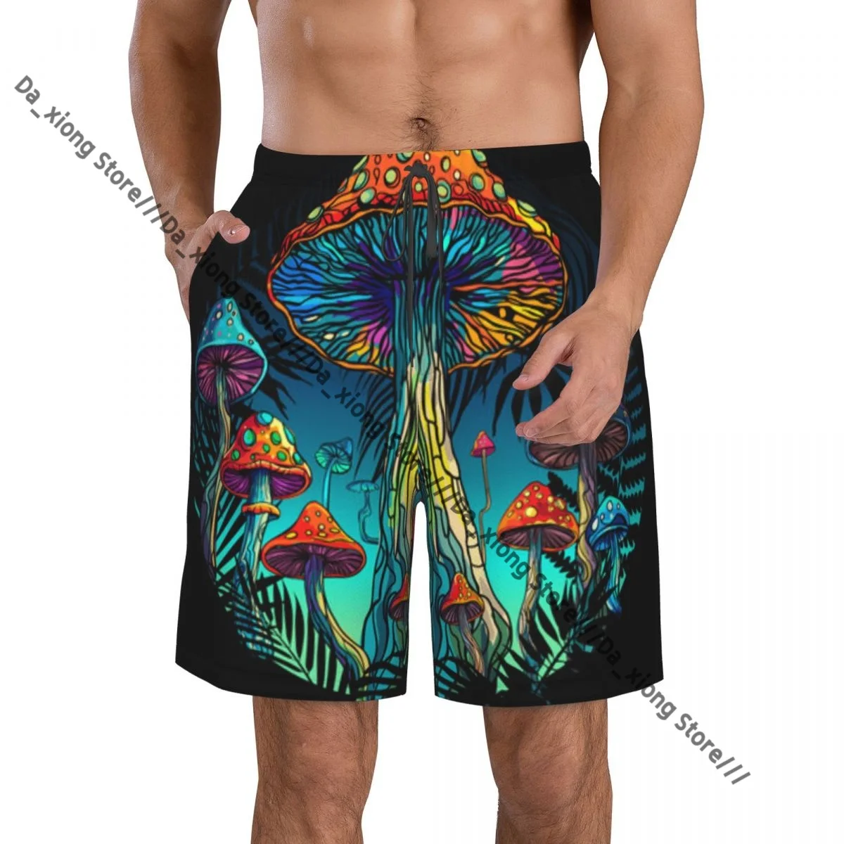 Man Swimwear Psychedelic Magic Glowing Mushrooms Swim Shorts Trunks Beach Board Shorts Swimming Swimsuits
Man Swimwear Psychedelic Magic Glowing Mushrooms Swim Shorts Trunks Beach Board Shorts Swimming Swimsuits