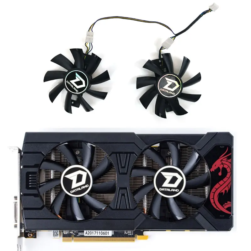 87MM GA92B2U GA92S2U Dataland GPU cooling fan for PowerColor Radeon Red Dragon RX 570 dual graphics card cooling fan
87MM GA92B2U GA92S2U Dataland GPU cooling fan for PowerColor Radeon Red Dragon RX 570 dual graphics card cooling fan