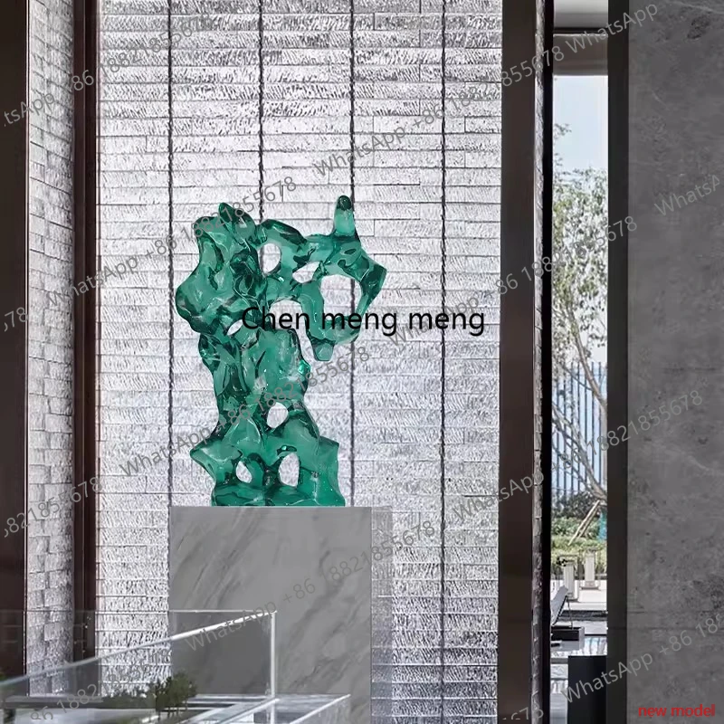 Transparent resin abstract ornament TV cabinet, living room entrance entrance sculpture decoration H182
Transparent resin abstract ornament TV cabinet, living room entrance entrance sculpture decoration H182
