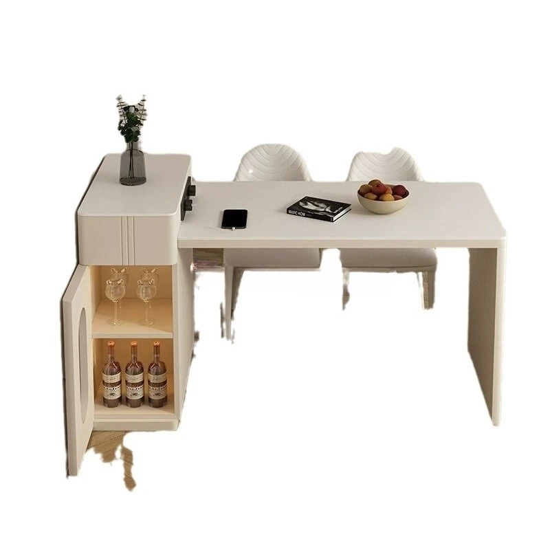 Light luxury, cream style, rock slab, island, dining table, integrated, retractable
Light luxury, cream style, rock slab, island, dining table, integrated, retractable