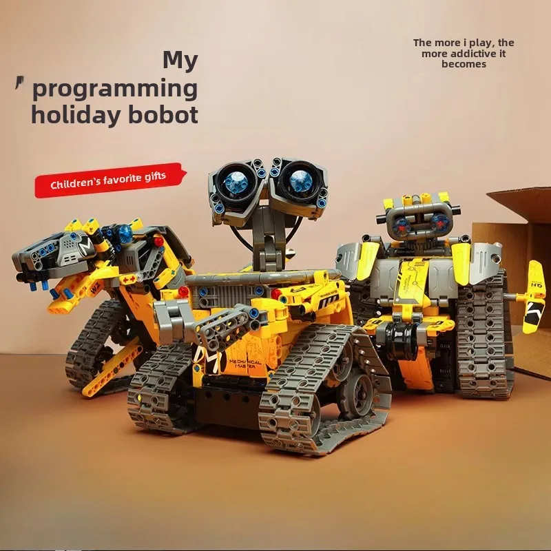 Children's programming robot building block ten-year-old boy assembles New Year's fun toys birthday gifts for boys 7-12
Children's programming robot building block ten-year-old boy assembles New Year's fun toys birthday gifts for boys 7-12