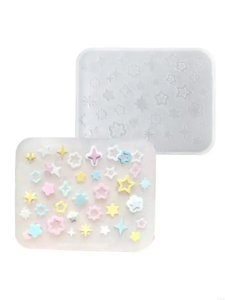 Star Silicone Stamp Molds for Unique Star Theme Art Creations Home Manicure
Star Silicone Stamp Molds for Unique Star Theme Art Creations Home Manicure