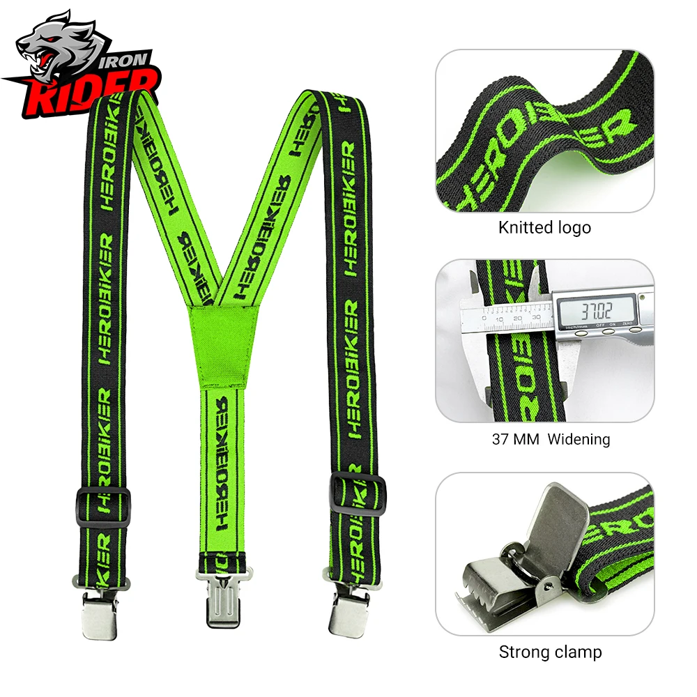 New Brand New Heavy Duty Braces Pant Suspenders Adjustable Y Back Suspender Straps Motorcycle Strap Rope
New Brand New Heavy Duty Braces Pant Suspenders Adjustable Y Back Suspender Straps Motorcycle Strap Rope