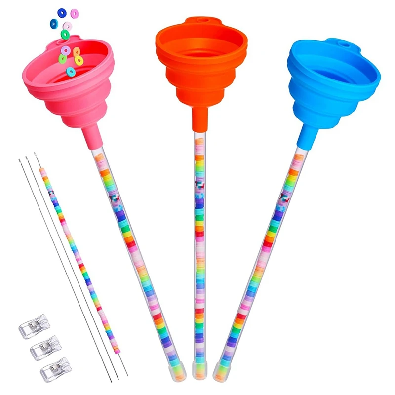 A85M 3 Pcs Beading Funnel, Clay Beads Beading Supplies Tools,Bracelet Making Kit For Adults, Bead Threader For Jewelry Making
A85M 3 Pcs Beading Funnel, Clay Beads Beading Supplies Tools,Bracelet Making Kit For Adults, Bead Threader For Jewelry Making