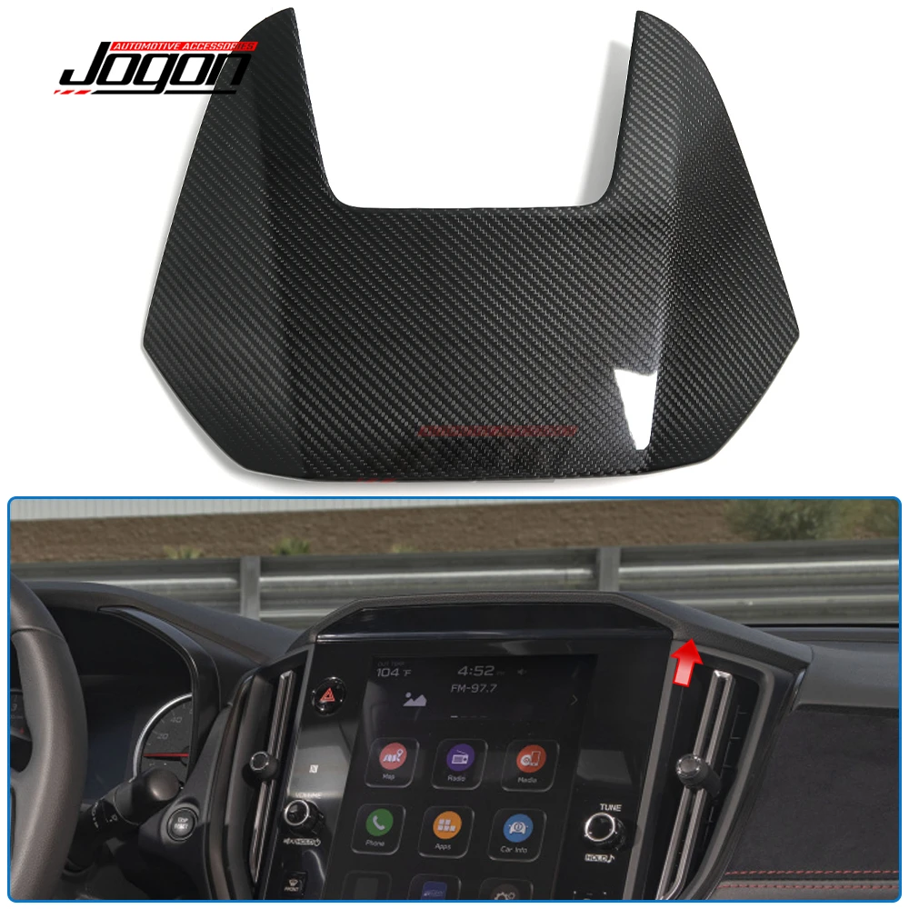 For Subaru WRX STI VB S4 2022-2024 Car Dashboard Navigation Screen Upper Display Panel Cover Trim Carbon Fiber Car Accessories
For Subaru WRX STI VB S4 2022-2024 Car Dashboard Navigation Screen Upper Display Panel Cover Trim Carbon Fiber Car Accessories