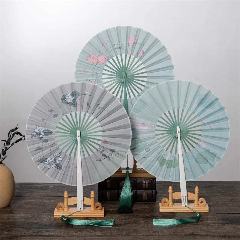 Chinese Ancient Style Fan, Windmill Fan, Circular Folding Fan, Round Fan, 360 Degree Rotating Women's Hanfu Qipao Fashion Show
Chinese Ancient Style Fan, Windmill Fan, Circular Folding Fan, Round Fan, 360 Degree Rotating Women's Hanfu Qipao Fashion Show
