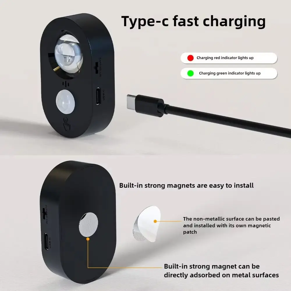 USB Rechargeable Human Body Sensing Night Light Remote Control 3000K-6000K Rechargeable Lights Human Body Sensor Motion Sensor
USB Rechargeable Human Body Sensing Night Light Remote Control 3000K-6000K Rechargeable Lights Human Body Sensor Motion Sensor