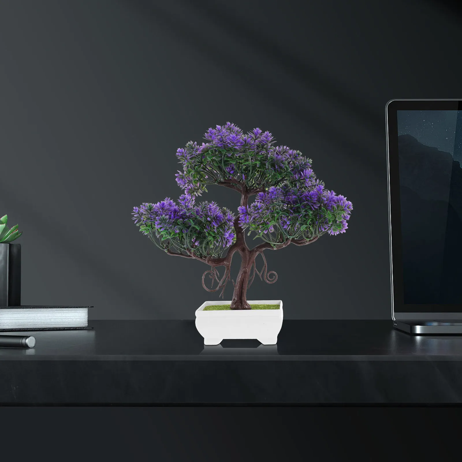 2Pcs Artificial Pine Bonsai Tree Realistic Fake Plant in Plastic Pot Compact Desktop Bonsai for Bedroom Bathroom Office Decor
2Pcs Artificial Pine Bonsai Tree Realistic Fake Plant in Plastic Pot Compact Desktop Bonsai for Bedroom Bathroom Office Decor