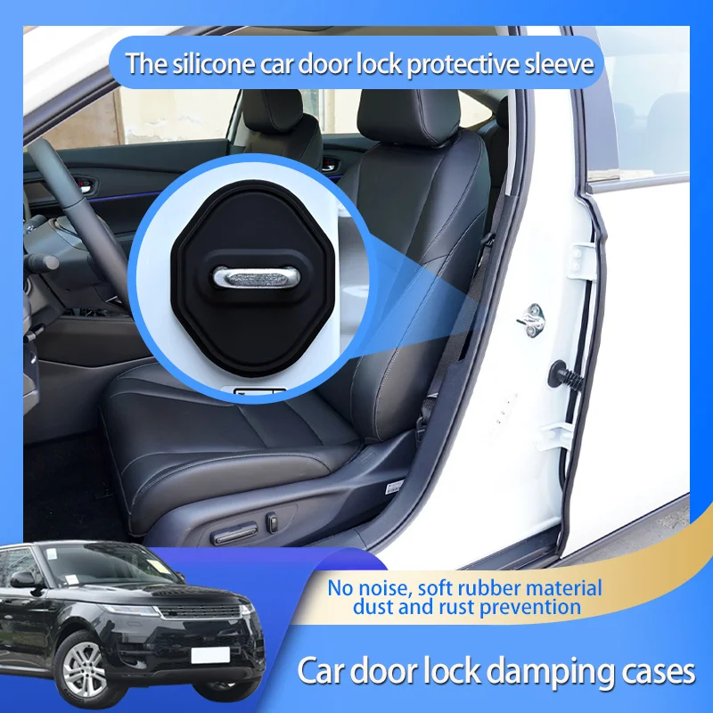 Car Door Lock Cover Silica gel Car Styling Case Protective Stickers Decoration For Range Rover Sport L494 L320 L461 Accessories
Car Door Lock Cover Silica gel Car Styling Case Protective Stickers Decoration For Range Rover Sport L494 L320 L461 Accessories